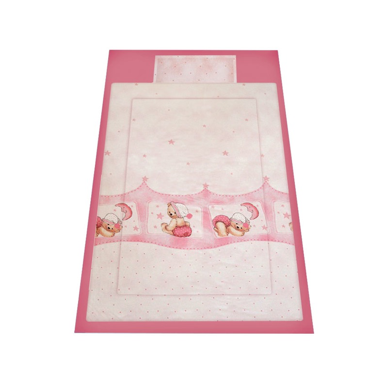SET LENJERIE PAT 3 piese Sleepy Hat Pink image 1