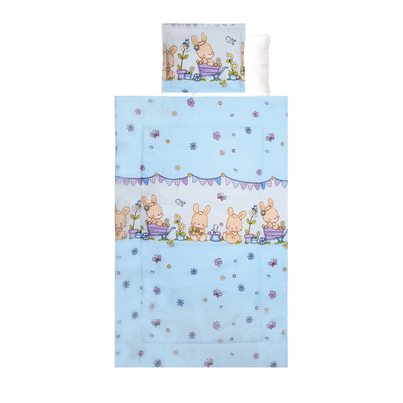 SET LENJERIE PAT 4 piese BUNNIES Blue