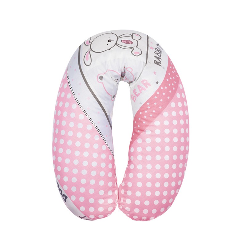 Perna multifunctionala, bumbac ranforce, 190 cm, Friends Pink