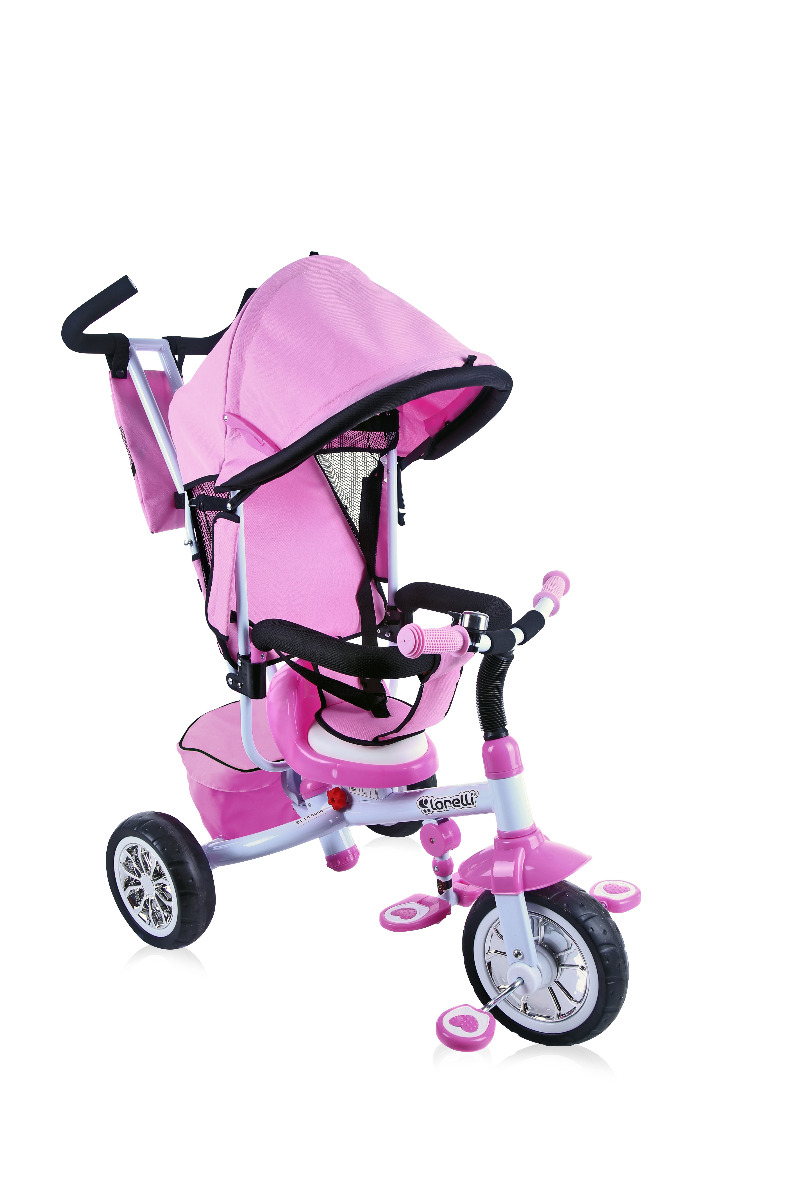 Tricicleta multifunctionala pentru copii, 3 in 1, B302A, Pink & White