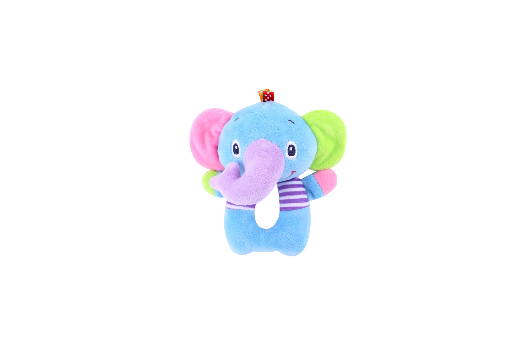 Jucarie zornaitoare din plus, Elephant, 18 cm