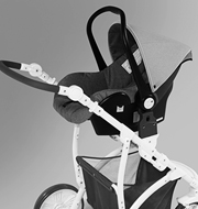 Carucior Sistem, Vista, landou transformabil, Grey image 9
