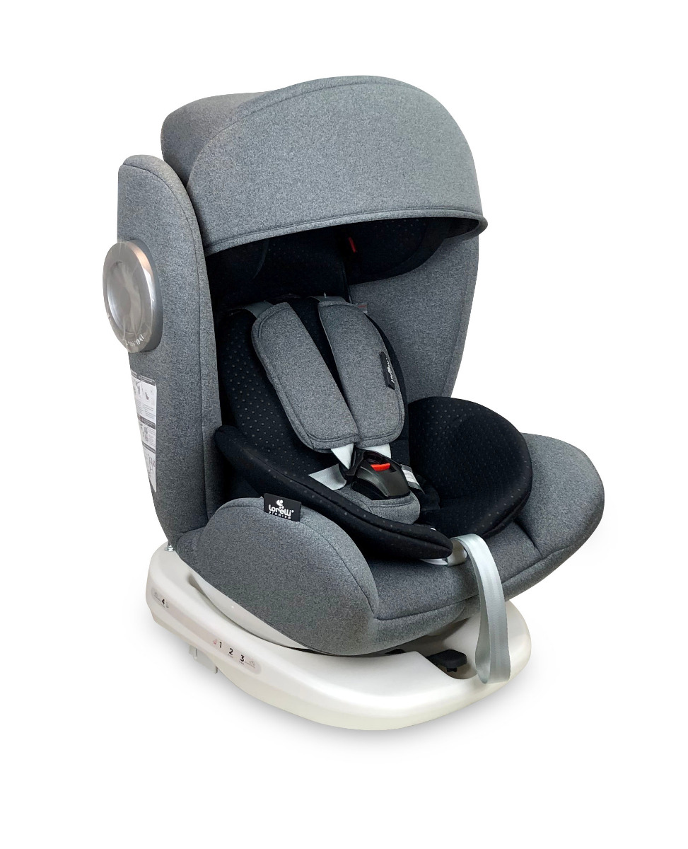 Scaun auto, Lusso SPS, Isofix, rotativ 360 grade, 0-36 kg, Grey image 1