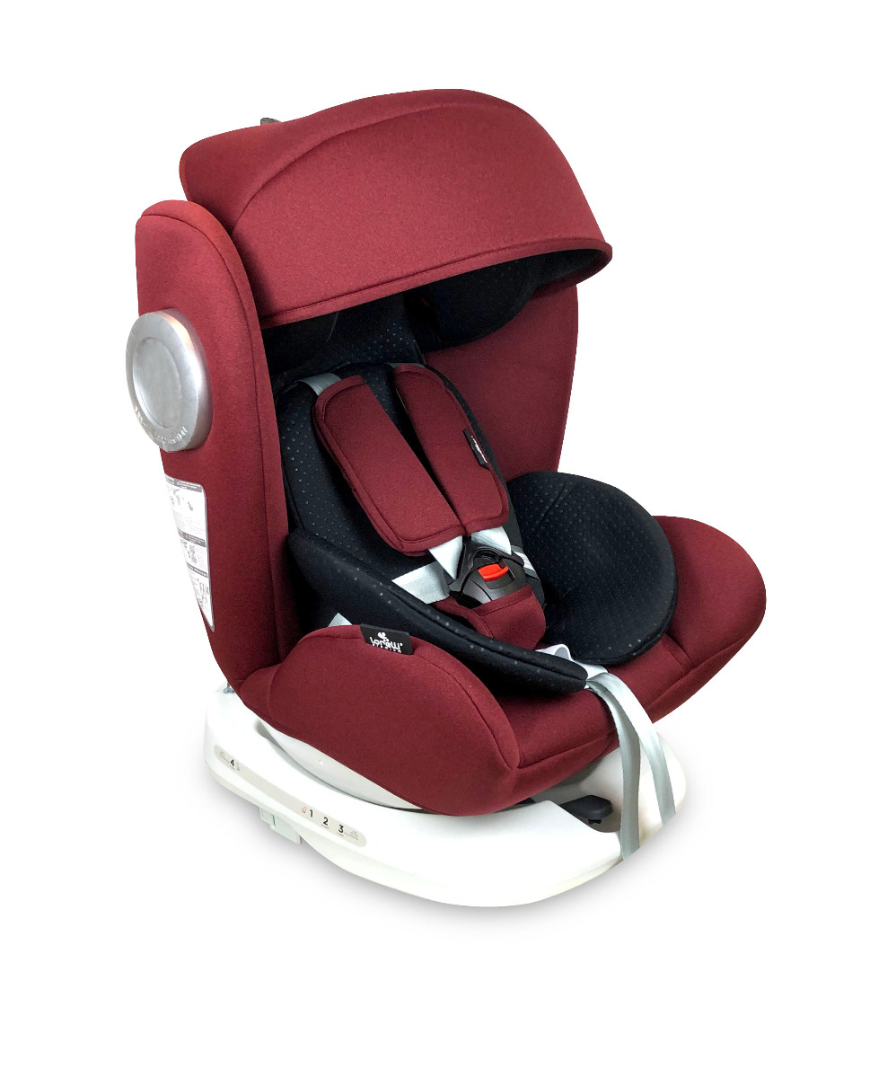 Scaun auto, Lusso SPS, Isofix, rotativ 360 grade, 0-36 kg, Red image 1