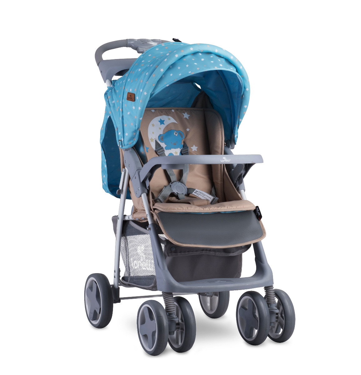 Carucior sport, Foxy, Blue&Beige Moon Bear