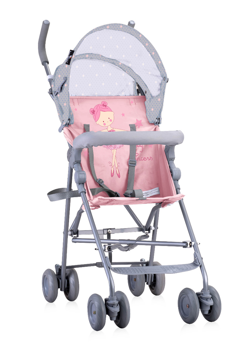 Carucior sport, Light, pliere tip umbrela, Grey & Pink Ballet
