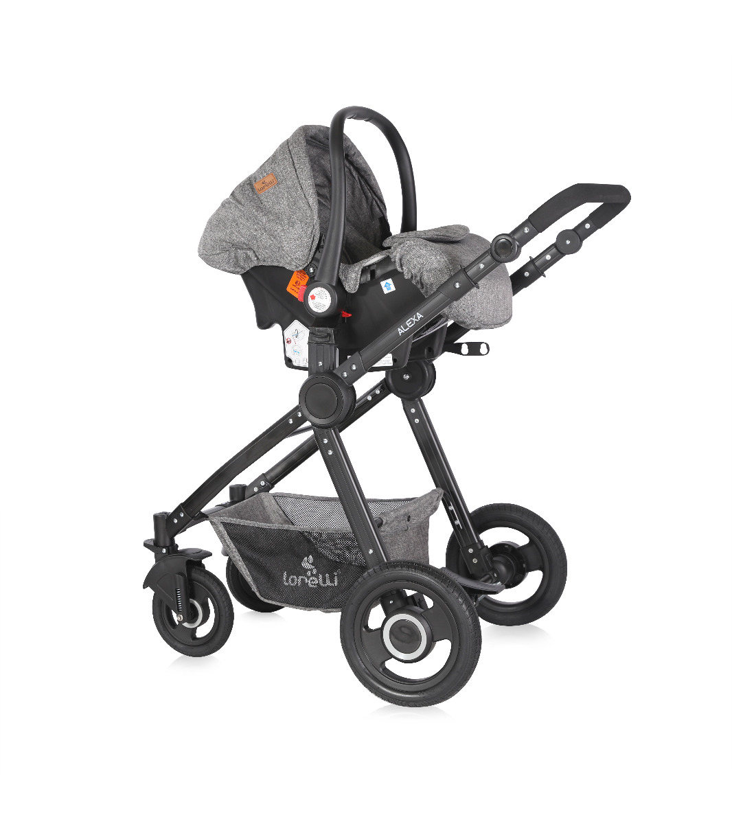 Carucior transformabil 3 in 1, Alexa, Dark Grey image 1