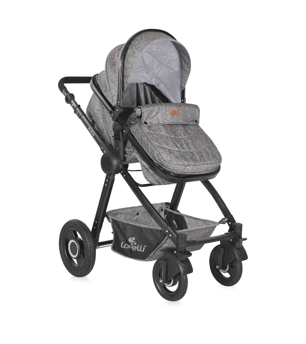 Carucior transformabil 3 in 1, Alexa, Dark Grey image 6