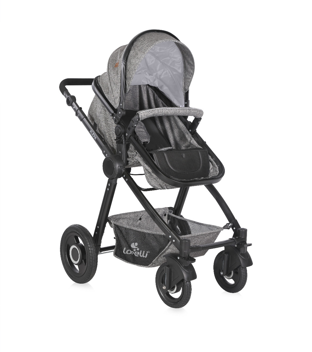 Carucior transformabil 3 in 1, Alexa, Dark Grey image 7