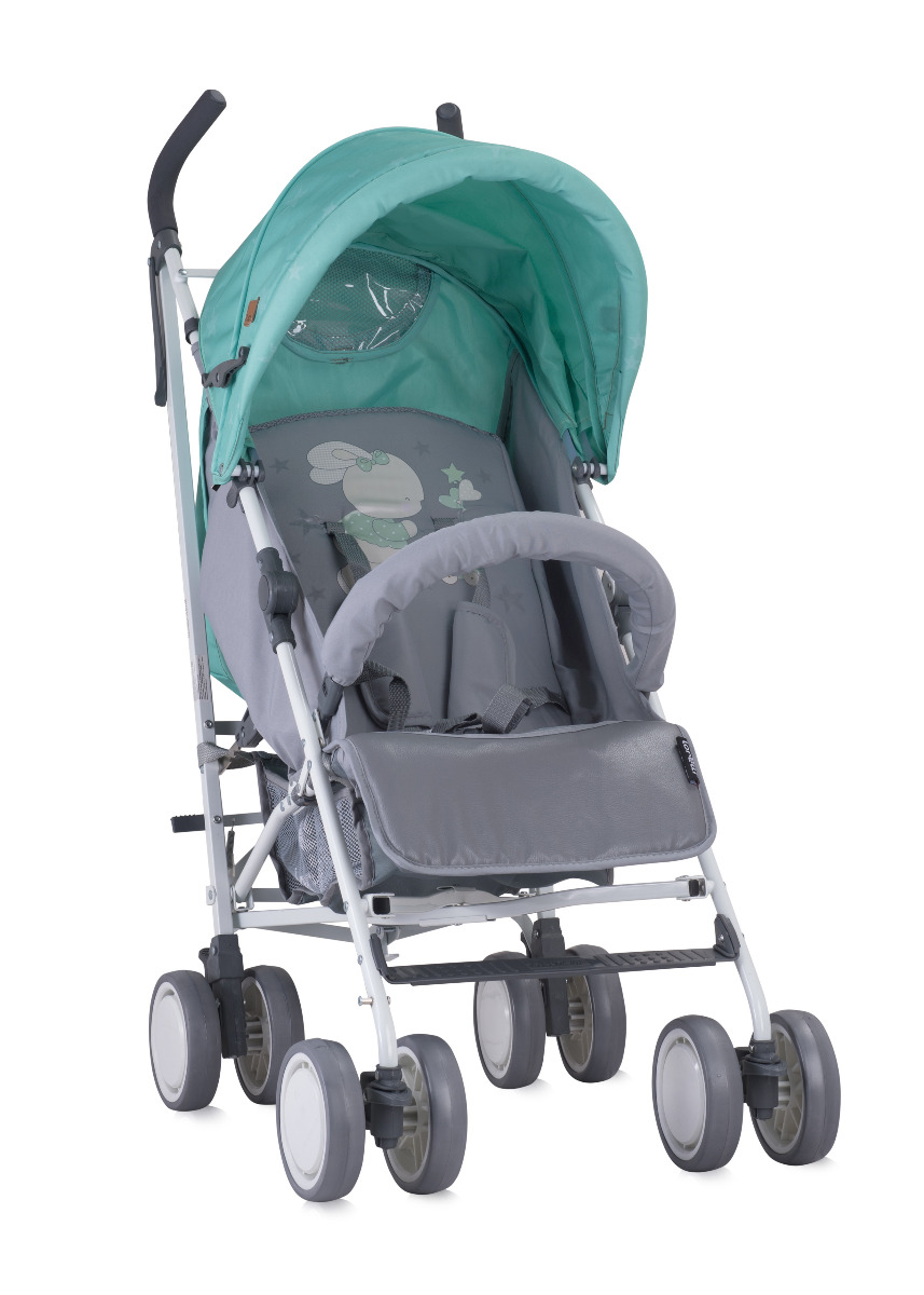 Carucior Sport, Ida, pliere tip umbrela, Grey & Green Bunnies