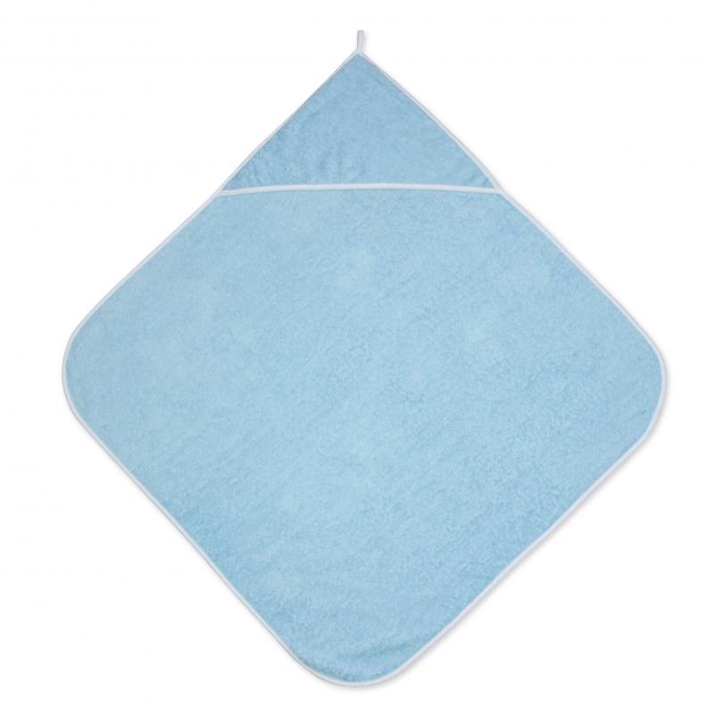 Prosop bebe cu gluga, 80x80 cm, Blue