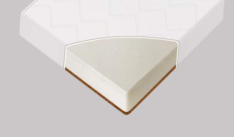 Saltea pat, Havana Premium, 60 x 120 x 10 cm, cocos si spuma elastica