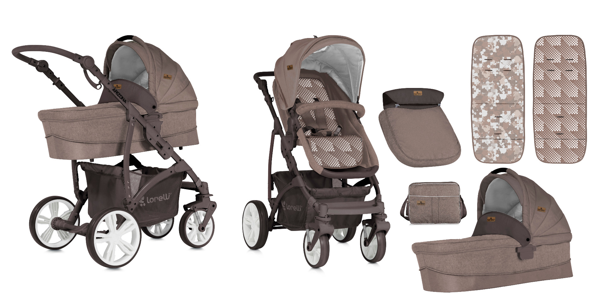 Carucior Set, Arizona, landou inclus, Beige