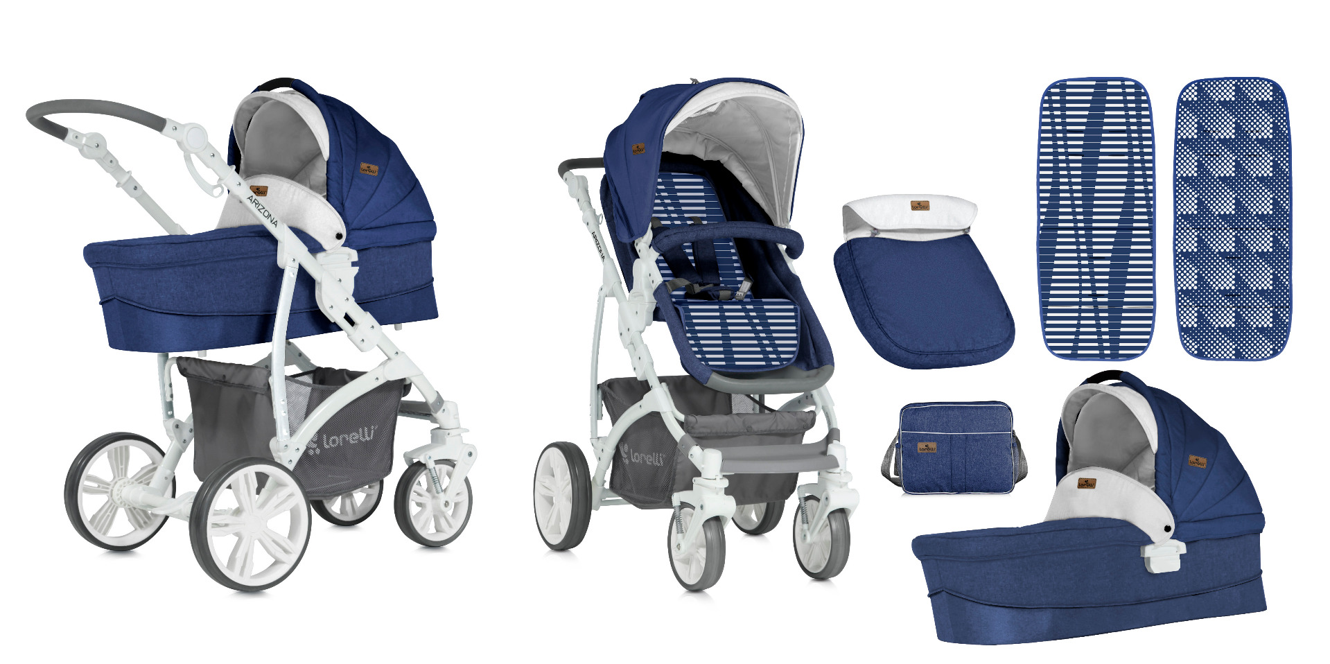 Carucior Set, Arizona, landou inclus, Blue