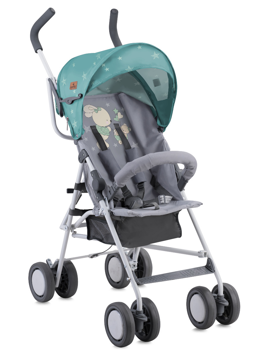 Carucior sport, Trek, pliere tip umbrela, Grey & Green Bunnies