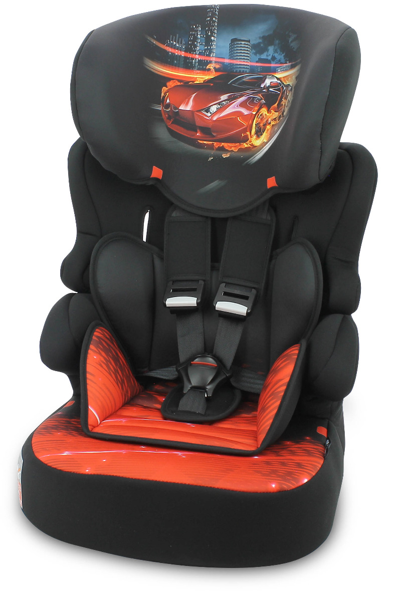 Scaun auto, X-Drive Plus, 9-36 kg, Black Fiery Race