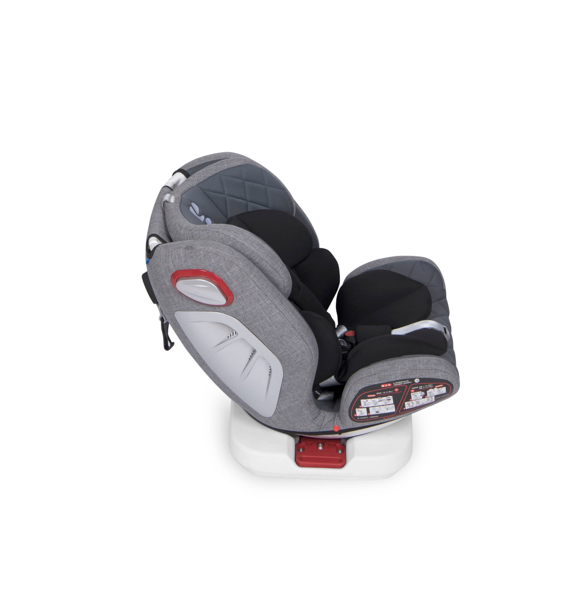 Scaun auto, Roto, Isofix, rotativ 360 grade, 0-36 Kg, Grey image 2