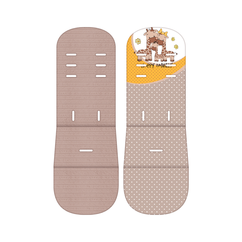 Carucior Landou, S 500, Beige & Yellow Happy Family image 3
