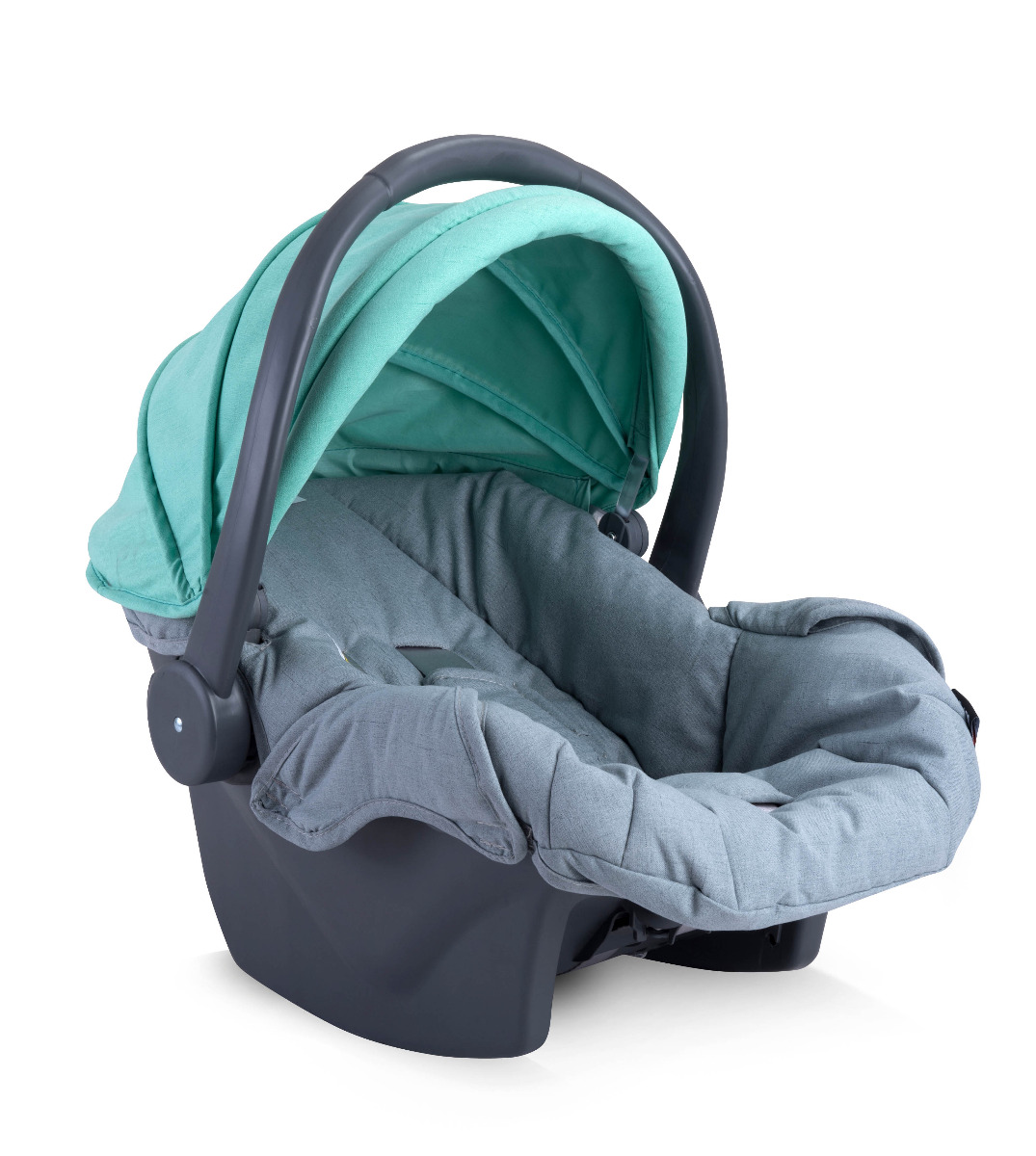 Carucior set 2 in 1, Daisy, cos auto inclus, Green & Grey  image 5