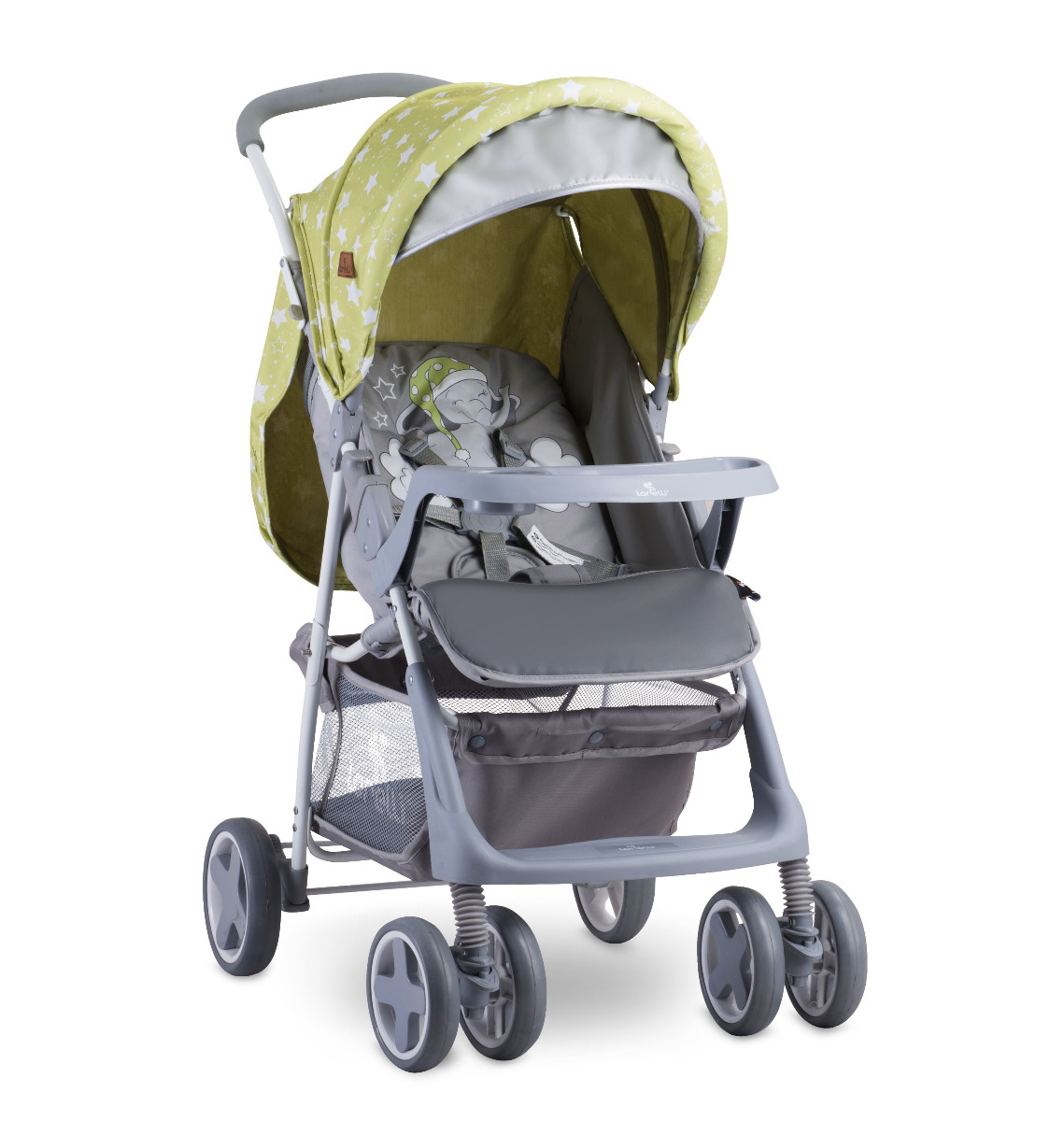 Carucior sport, Terra, Green & Grey Elephant