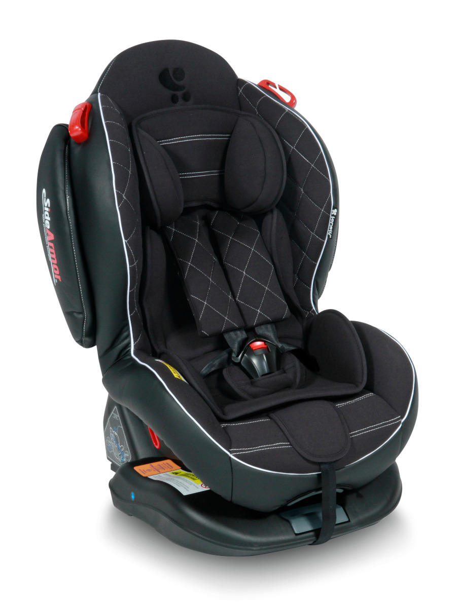 Scaun auto, Arthur, Isofix, 0-25 Kg, Piele, Black Leather