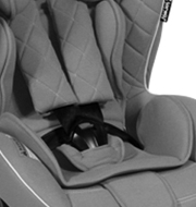 Scaun auto, Arthur, Isofix, 0-25 Kg, Piele, Grey Leather image 2