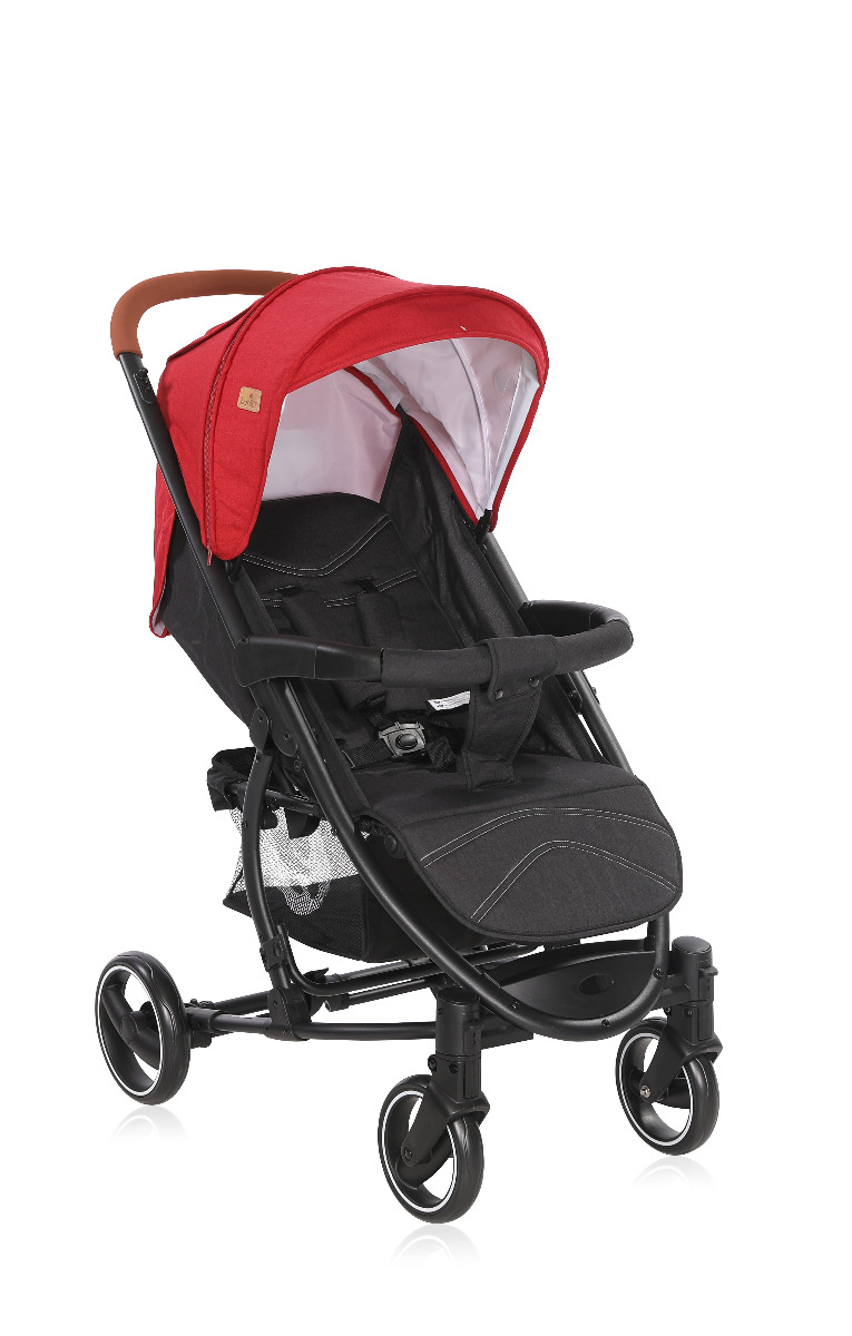 Carucior pentru nou-nascut, S 300, Red & Black image 1