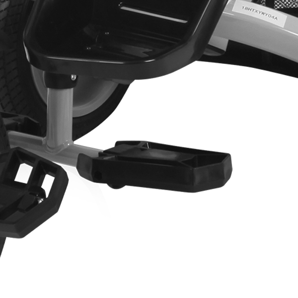 Tricicleta multifunctionala 4in1, Speedy, roti cu camera, scaun rotativ, Grey & Black image 6