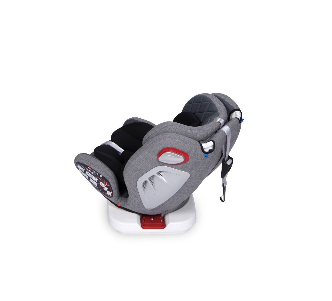 Scaun auto, Roto, Isofix, rotativ 360 grade, 0-36 Kg, Black image 4
