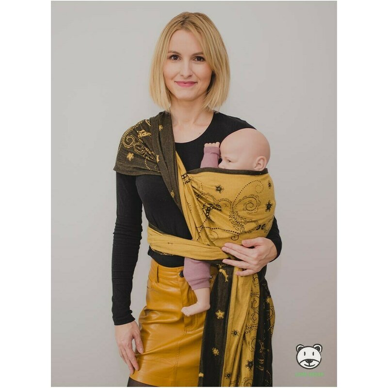 Luna Dream - Sling 3.6 m, Gold Jacquard