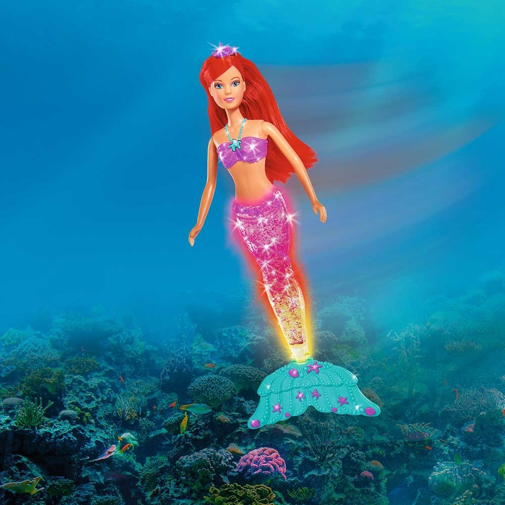 Papusa Simba Steffi Love Light & Glitter Mermaid 34 cm image 1