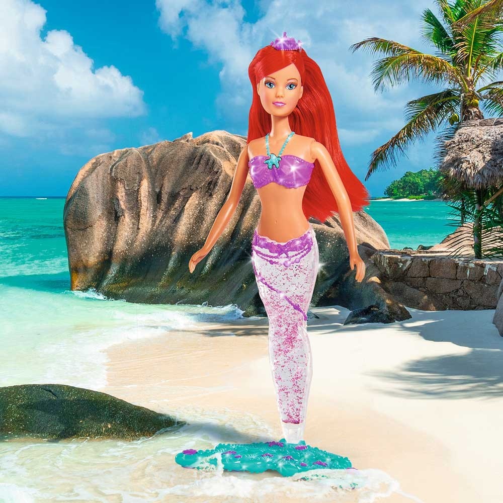 Papusa Simba Steffi Love Light & Glitter Mermaid 34 cm image 2