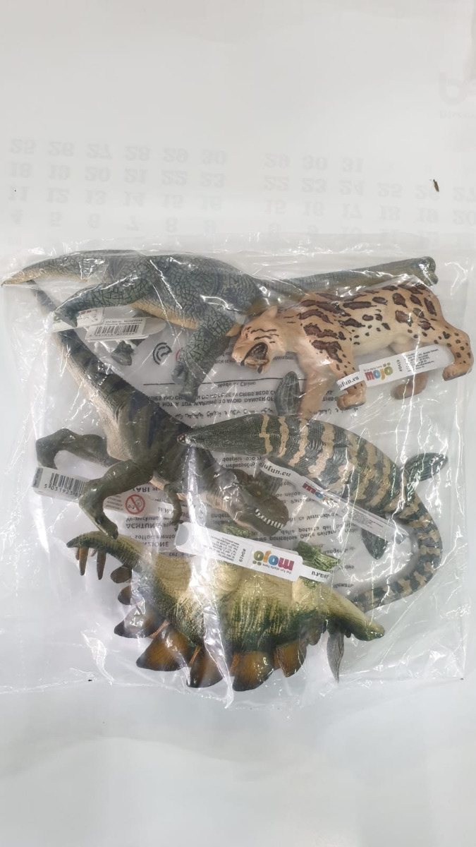 Set 5 Figurine XL Animale Preistorice  image 2
