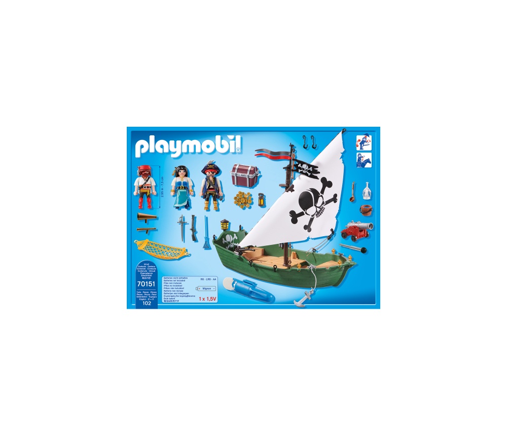 BARCA PIRATILOR CU MOTOR