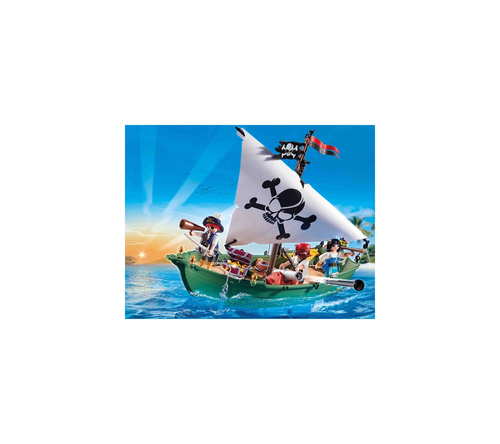 BARCA PIRATILOR CU MOTOR image 1