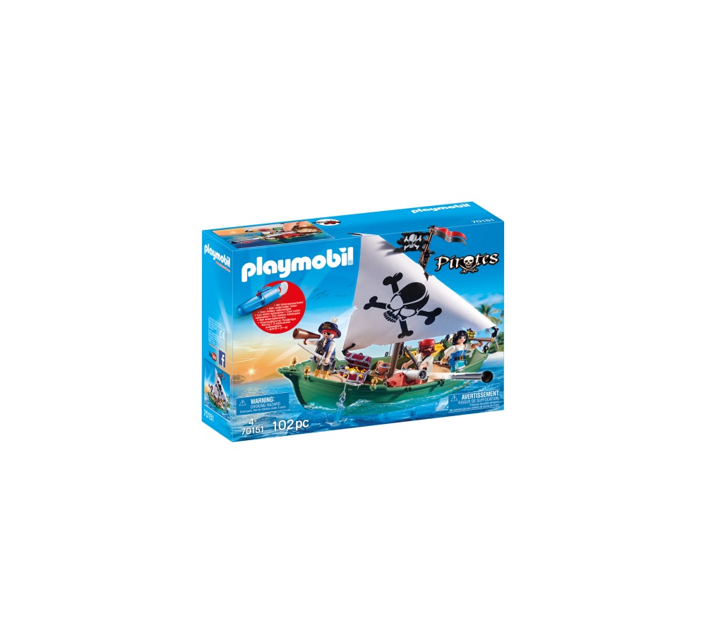 BARCA PIRATILOR CU MOTOR image 2