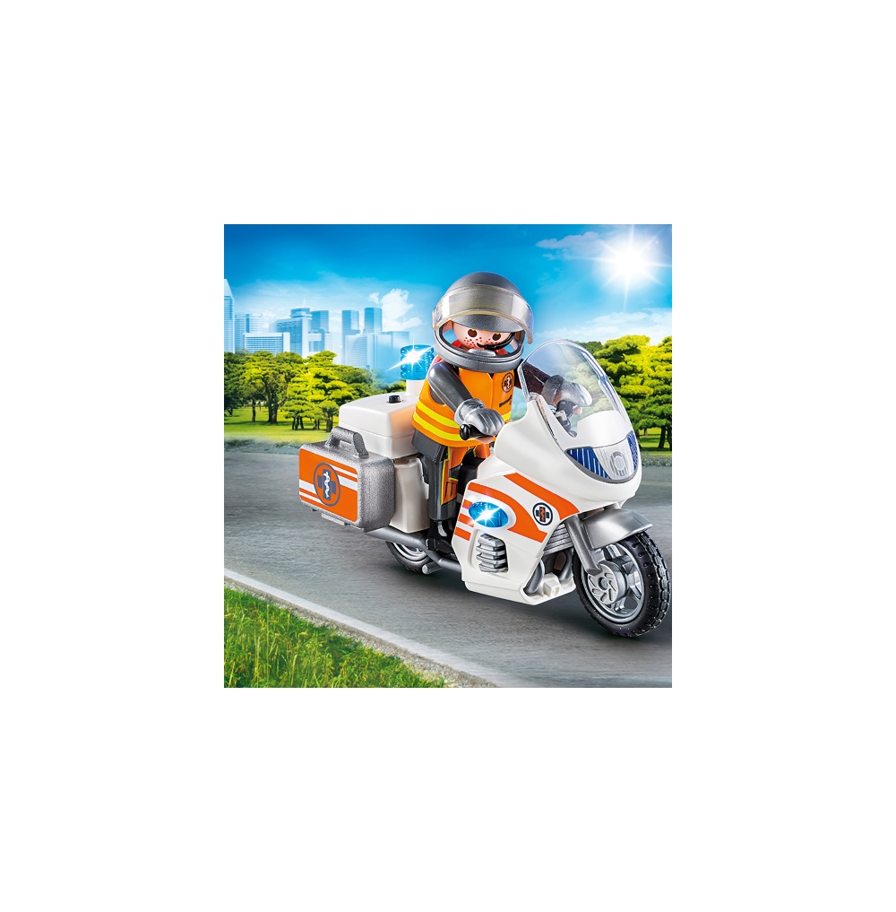 MOTOCICLETA DE URGENTA CU LUMINI image 1