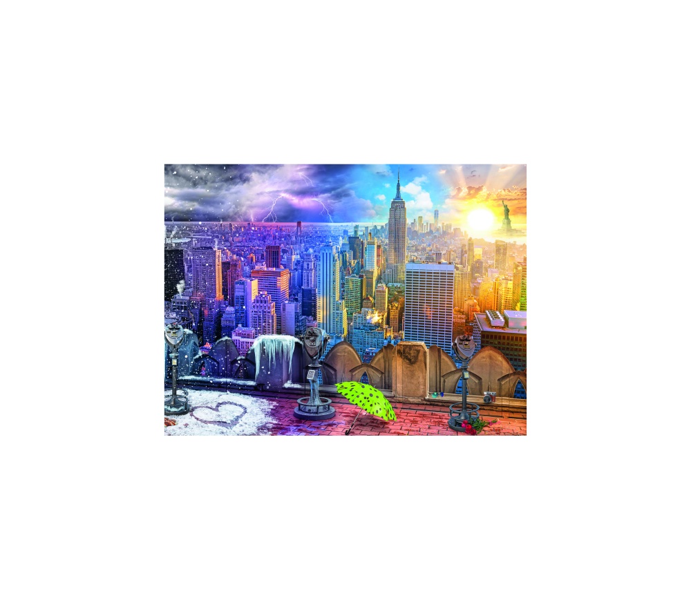 Puzzle 4 Anotimpuri New York, 1500 Piese