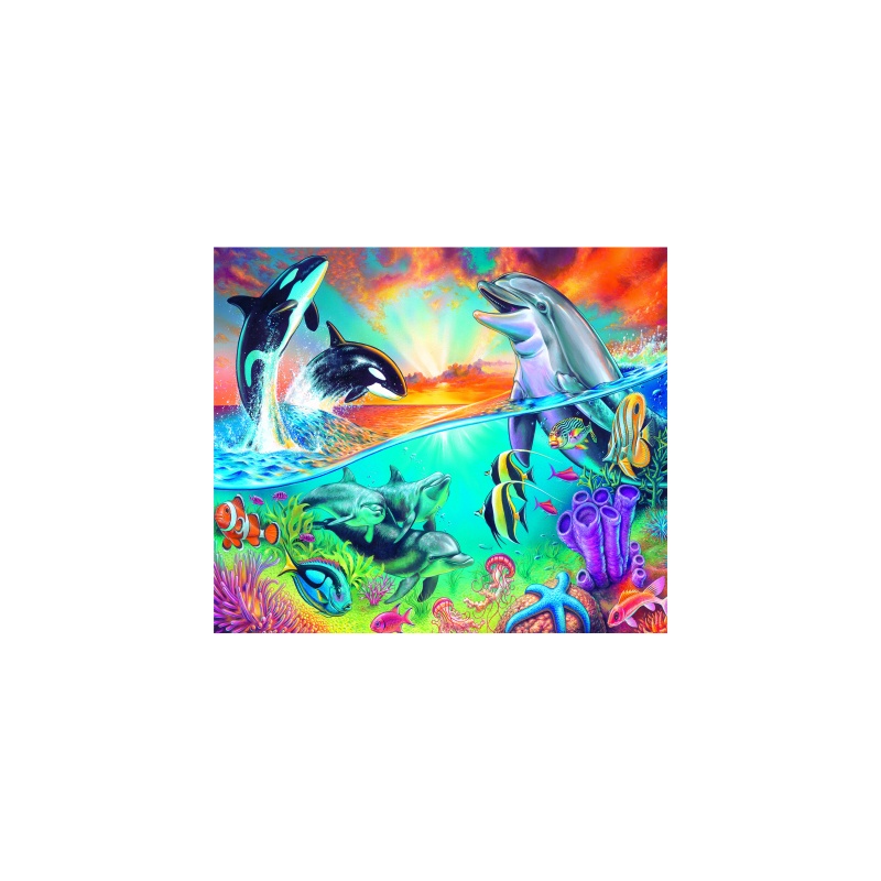 PUZZLE ANIMALE DIN OCEAN, 200 PIESE