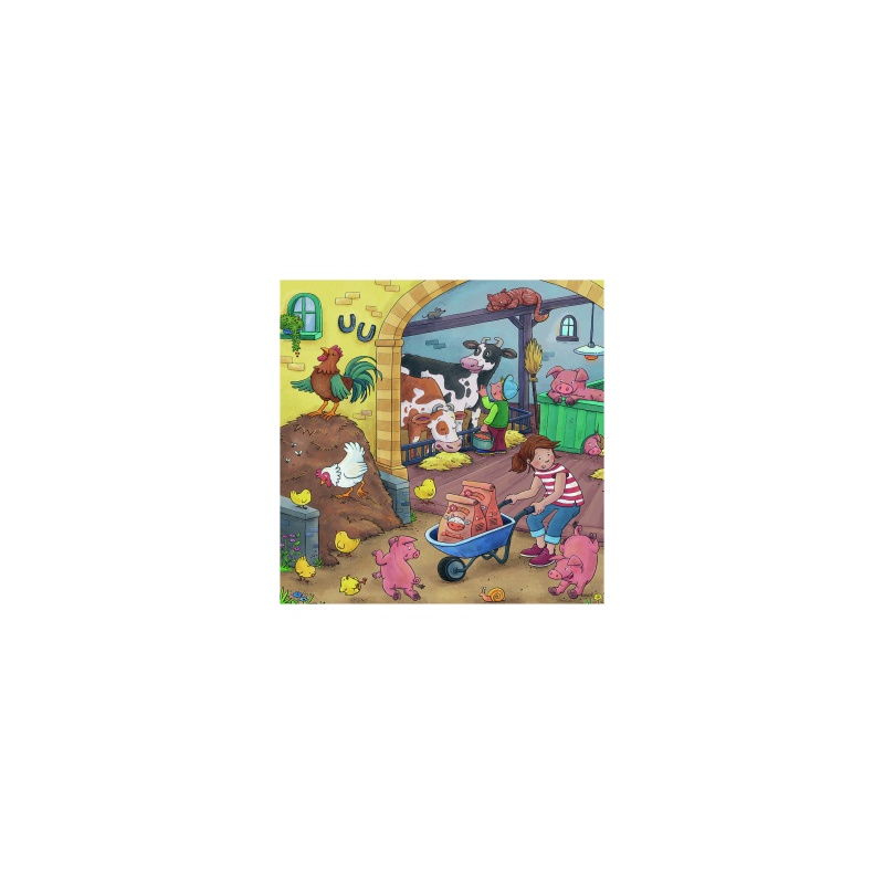 PUZZLE MUNCA LA FERMA, 3x49 PIESE image 1