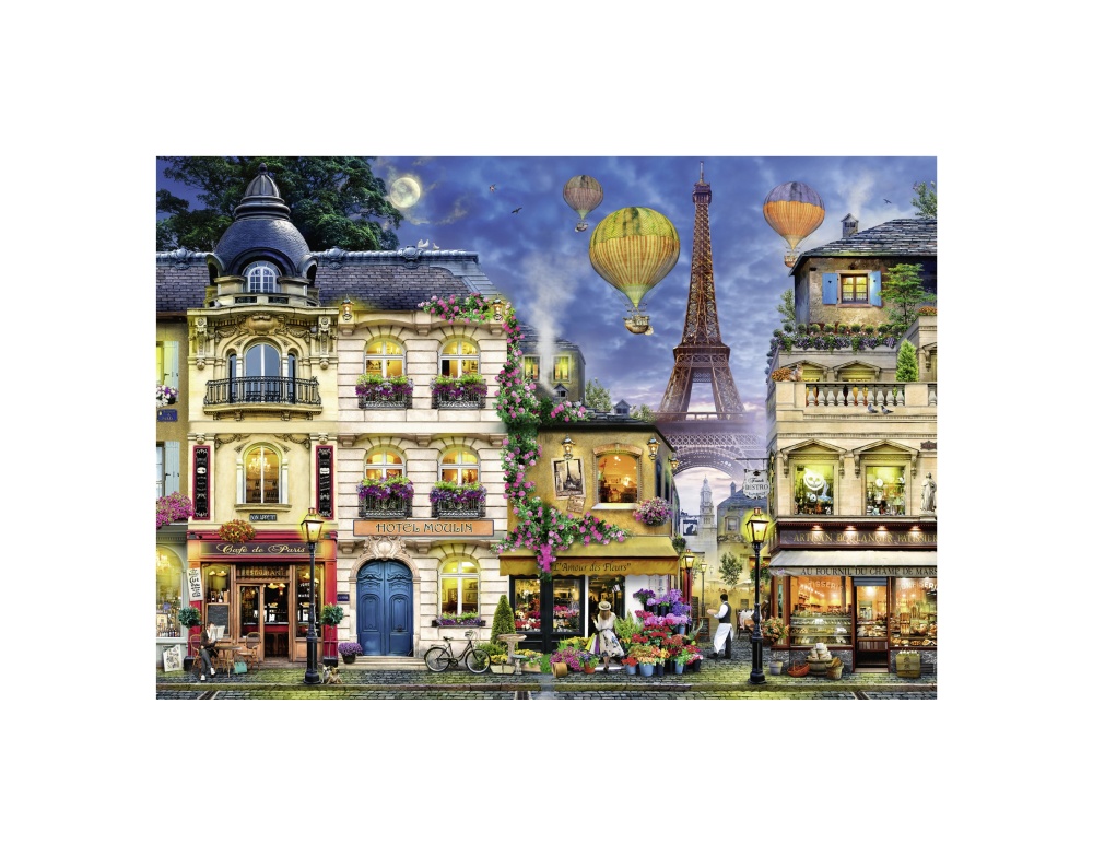 PUZZLE PLIMBARE PRIN PARIS, 18000 PIESE