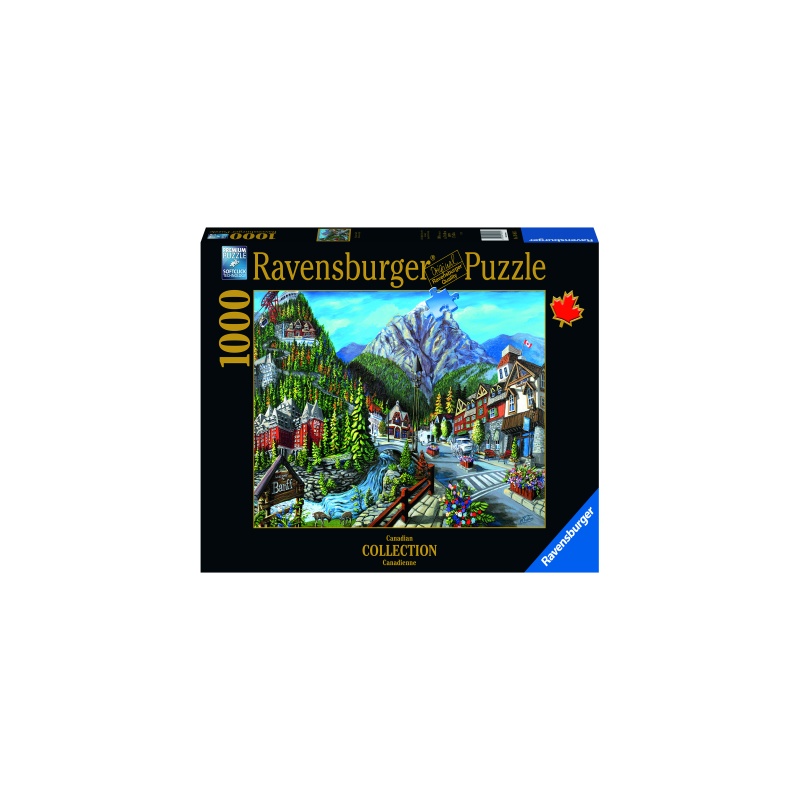 PUZZLE ORASUL BANFF, 1000 PIESE image 1