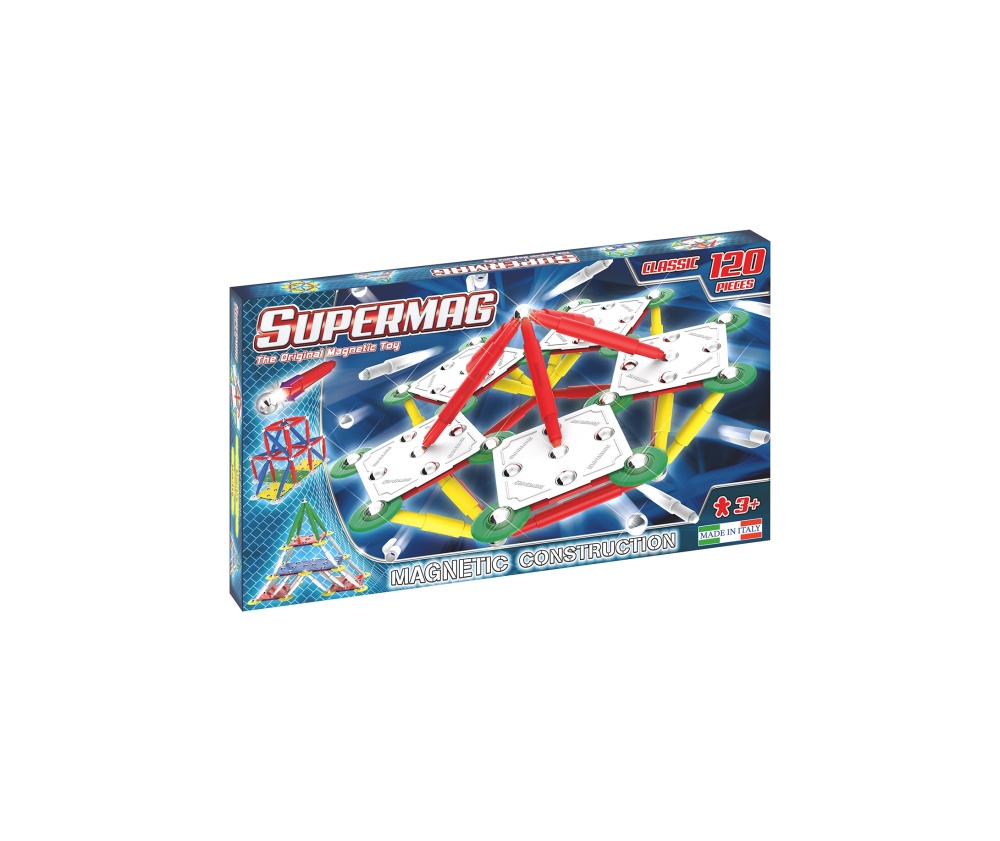 SUPERMAG CLASSIC PRIMARY - SET CONSTRUCTIE 120 PIESE