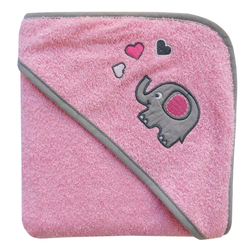 Prosop pentru baie Mama & Baby - Pink Elephant image 3