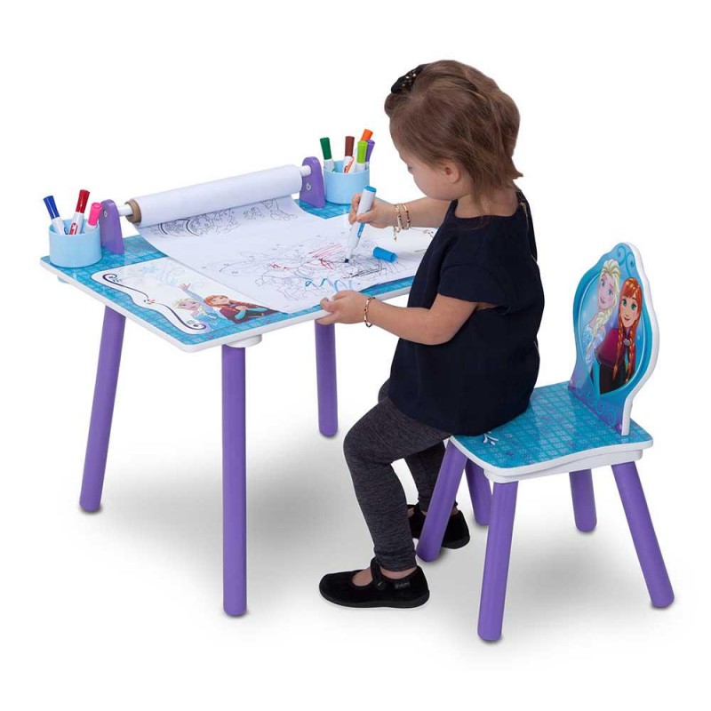Set masuta pentru creatie si 1 scaunel Frozen image 1