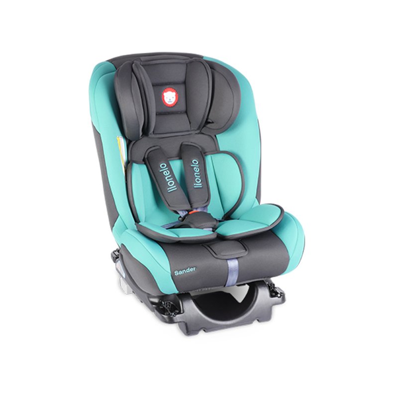 Lionelo - Scaun auto Sander, cu prindere Isofix pe ambele parti, 0-36 kg, Turquoise