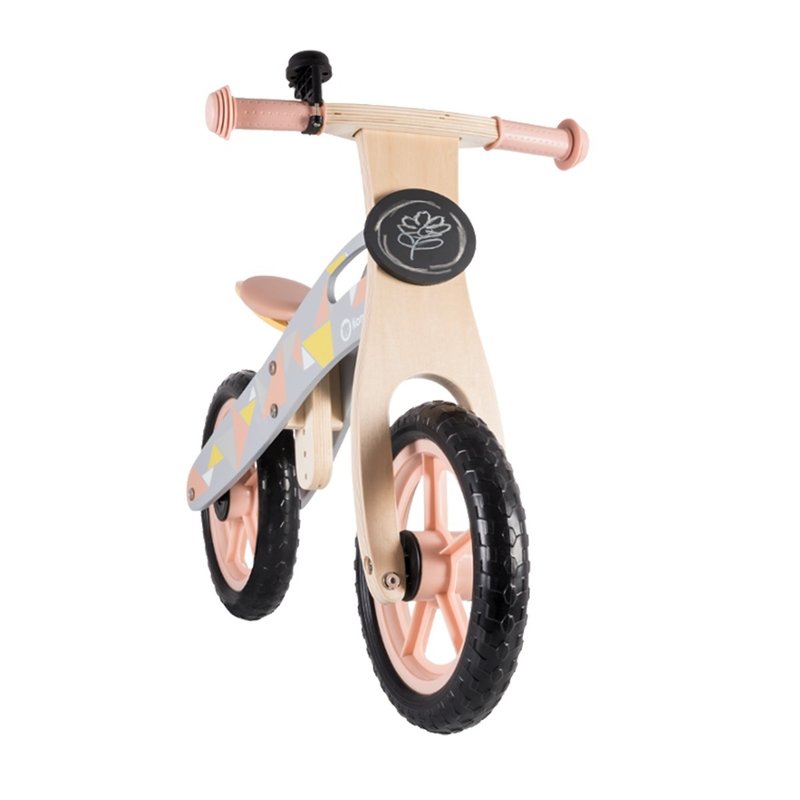 Lionelo - Bicicleta din lemn fara pedale Casper Pink
