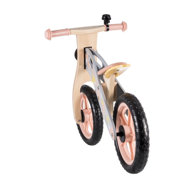 Lionelo - Bicicleta din lemn fara pedale Casper Pink image 6