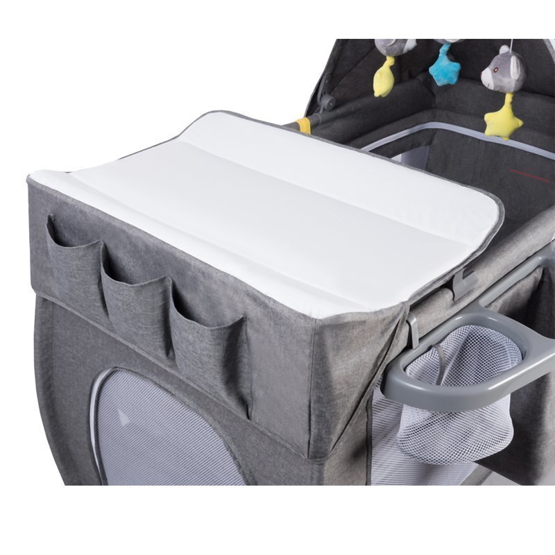 Lionelo - Patut pliant Simon, Grey image 4