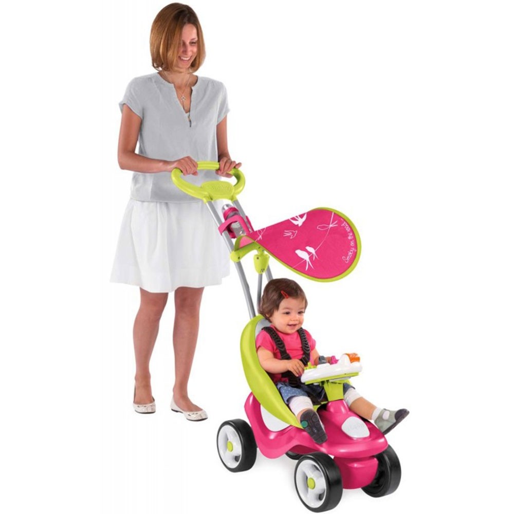 Masinuta de impins Smoby Bubble Go 2 in 1 pink image 1